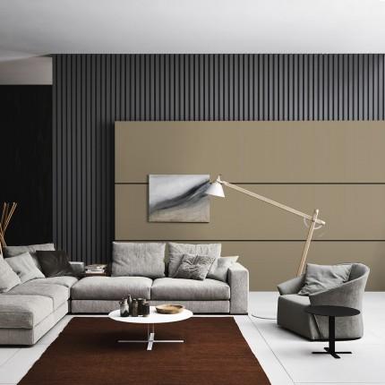 Tenesco Beige Plain Laminate 8x4 ft Texture 1 mm - 4400 FB