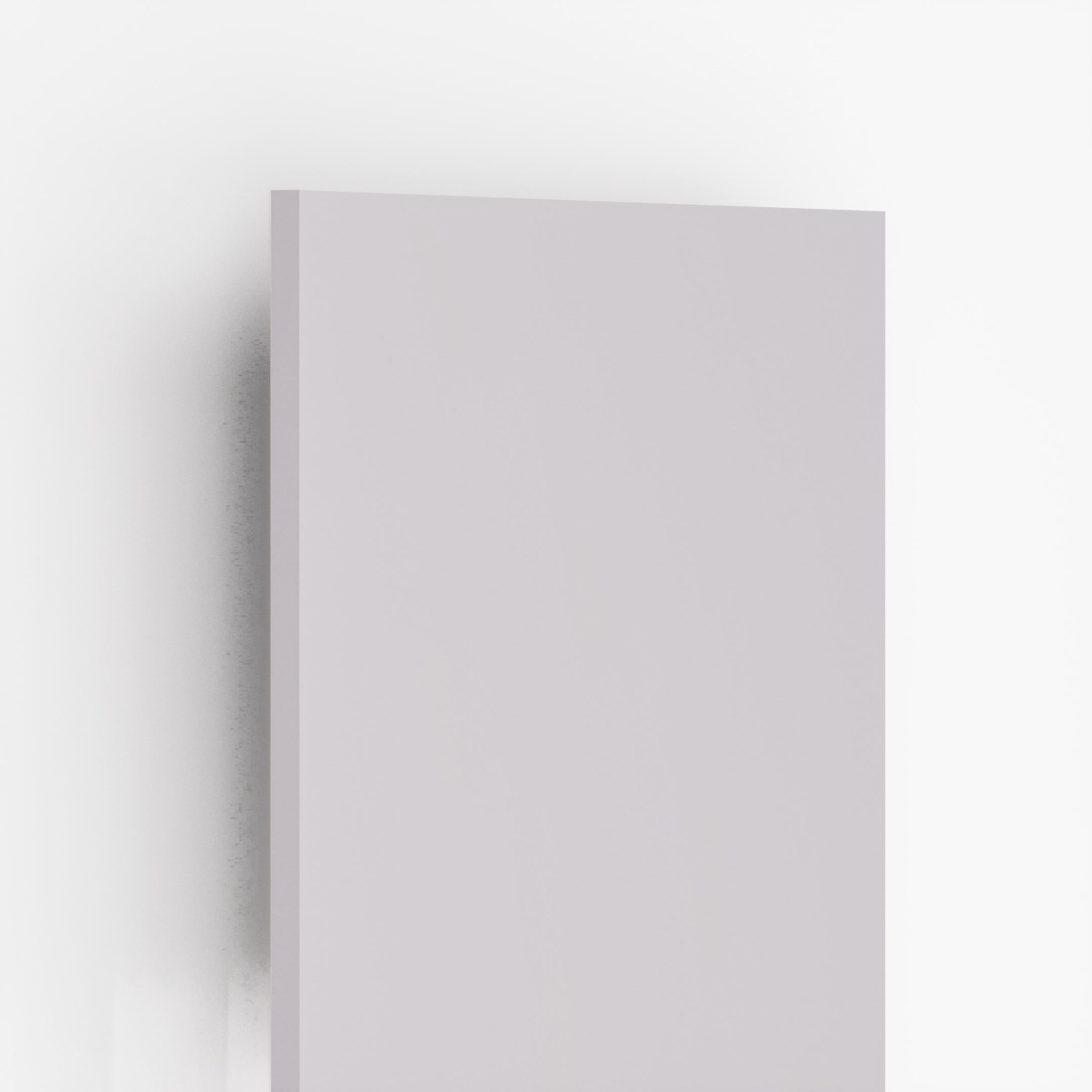 Super White Plain Laminate 8x4 ft Suede 0.8 mm - 4411 SF