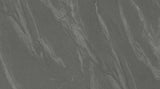 Glossy grey marble laminate with white veining and smooth finish, showcasing stone pattern and texture.