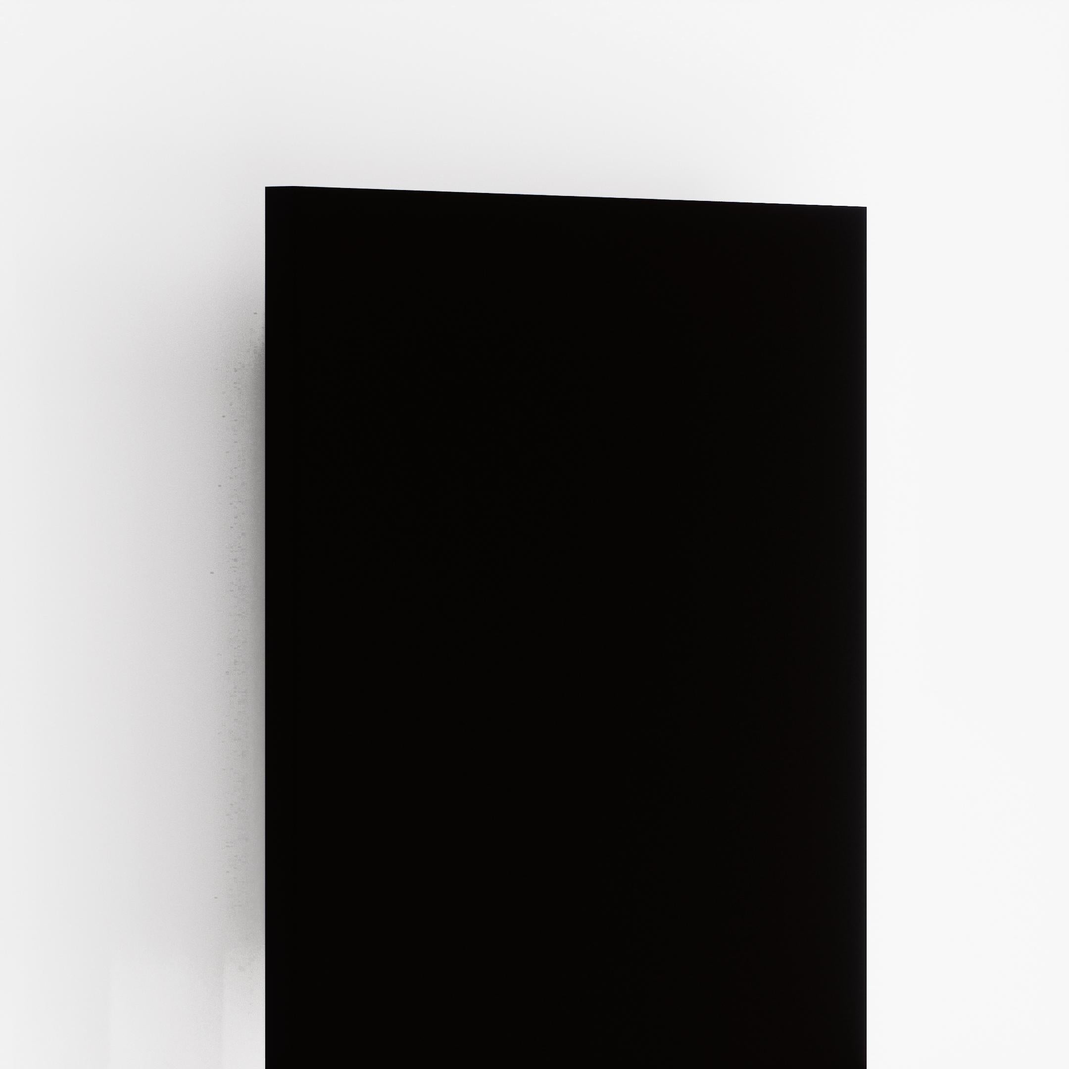 Black Plain Laminate 8x4 ft Suede 0.8 mm - 4465 SF