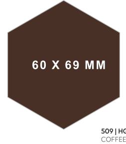 Coffee Designer Laminate 8x4 ft High Gloss 0.8 mm - 509 HG
