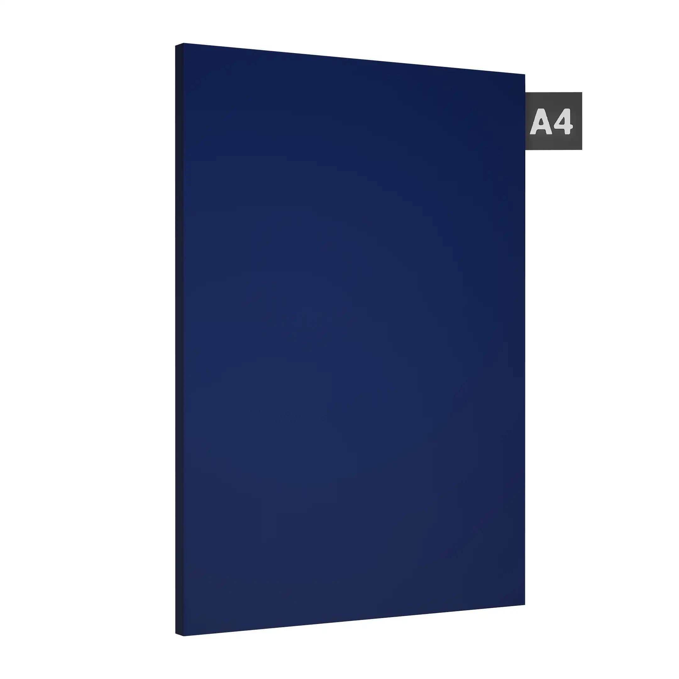 Royal Blue Plain Laminate 8x4 ft Suede 0.8 mm - 51185 SF