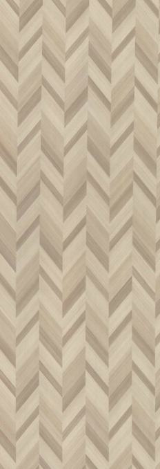 155 Warm Smoked Chervron Designer Laminate 8x4 ft High Gloss 0.8 mm - 5189 A