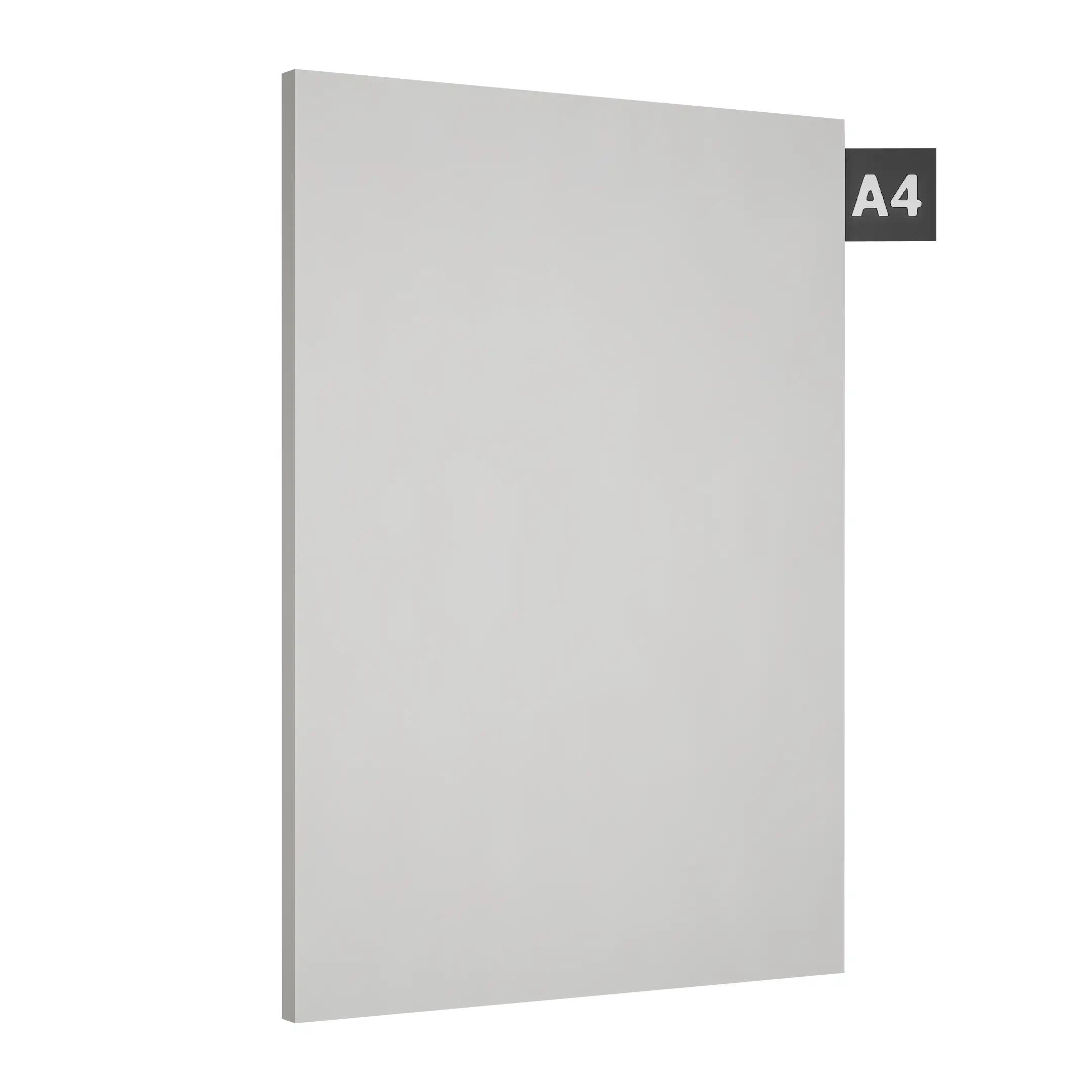 White Alumini Plain Laminate 8x4 ft High Gloss 0.8 mm - 53859 HG+