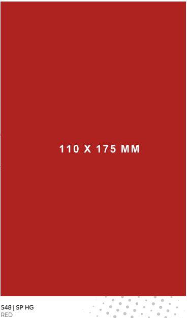 HG Red Designer Laminate 8x4 ft High Gloss 0.8 mm - 548 SP