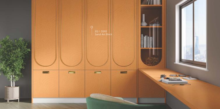 Sand Art Birch Designer Laminate 8x4 ft Texture 1 mm - 5592 ZG