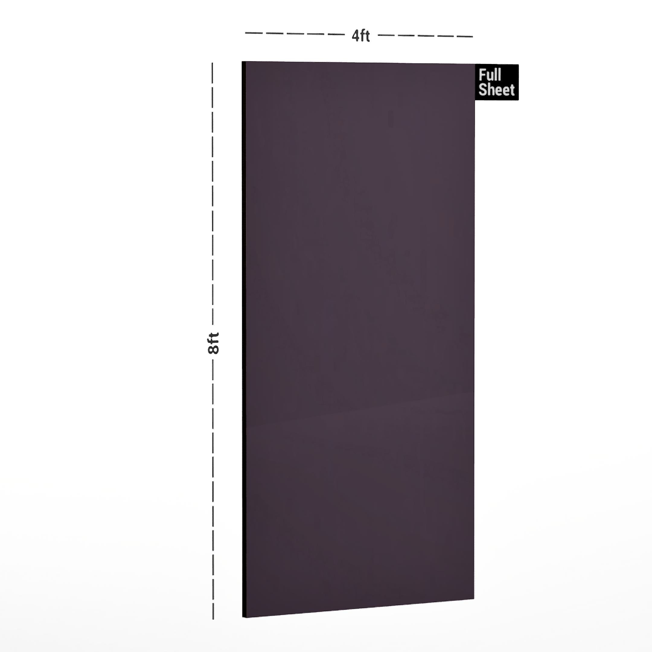 Cloud Grey Plain Laminate 8x4 ft Glossy 0.8 mm - 567 GL