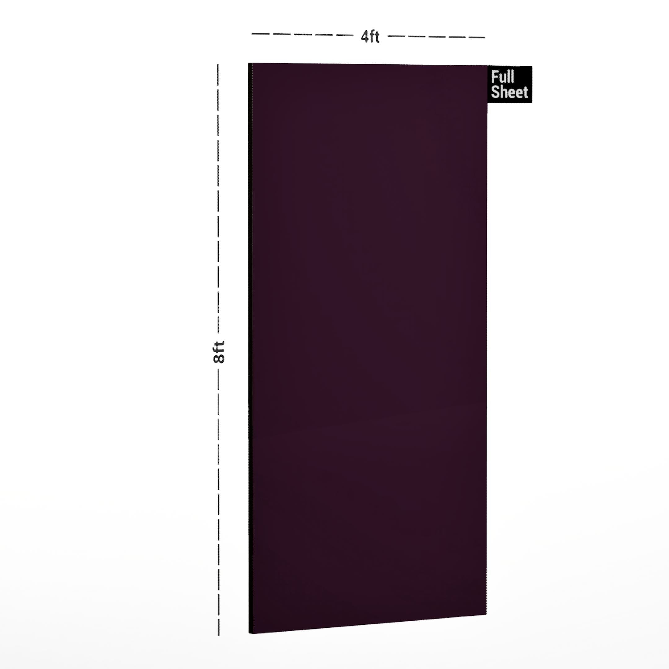 Dark Fantasy Plain Laminate 8x4 ft Suede 0.8 mm - 575 SD