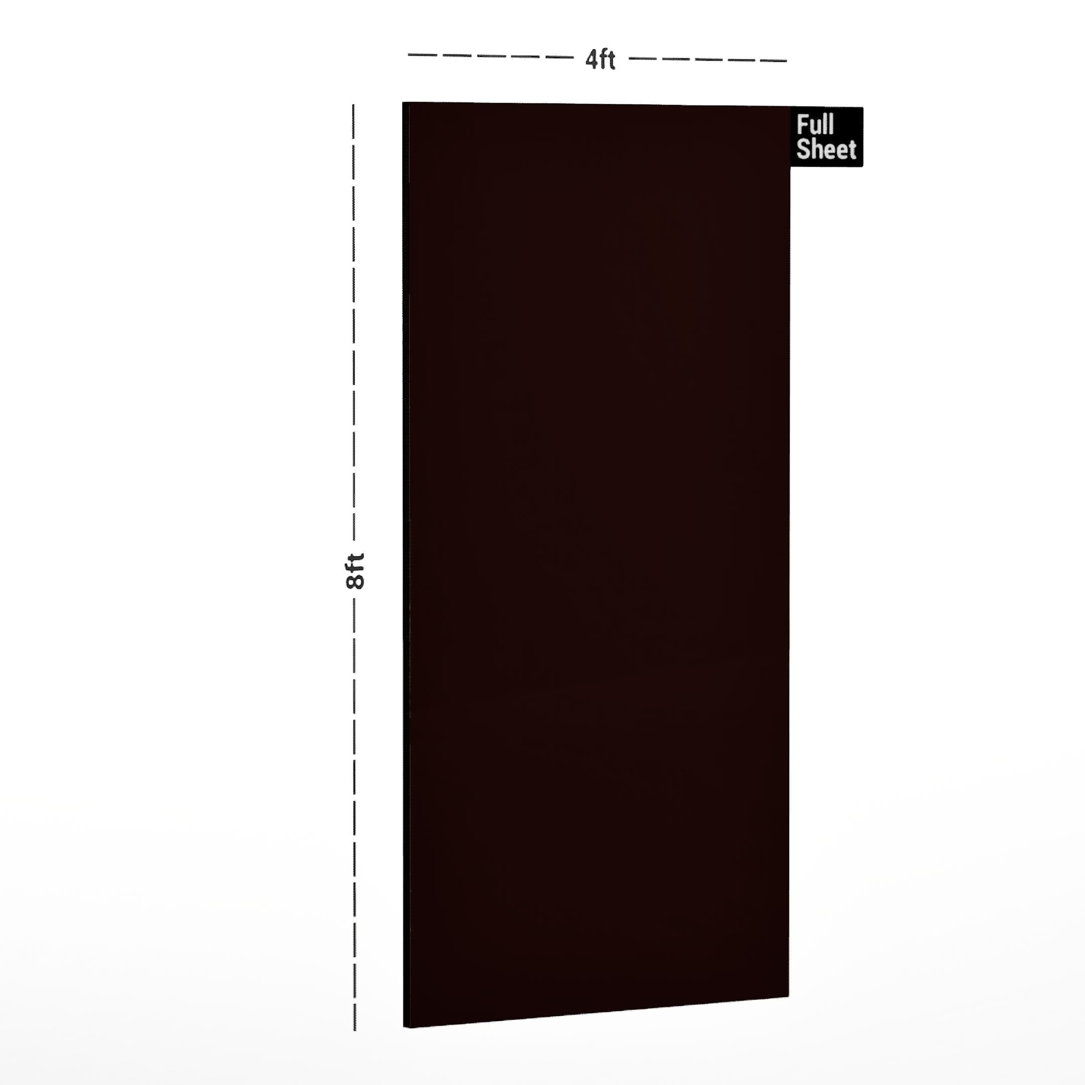 Burgandy Plain Laminate 8x4 ft Suede 1 mm - 628x SF