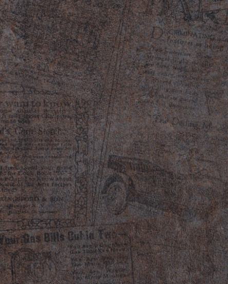 3 Mica Hanger Scroll Walnut Designer Laminate 8x4 ft High Gloss 1 mm - 6306 SHG