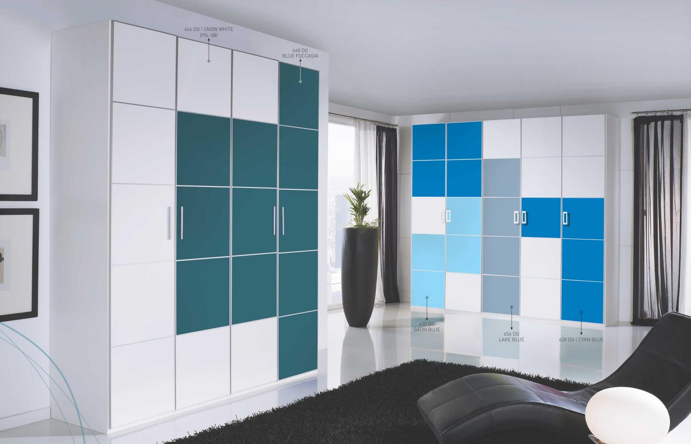 Snow White Plain Laminate 8x4 ft Glossy 1 mm - 644 DG