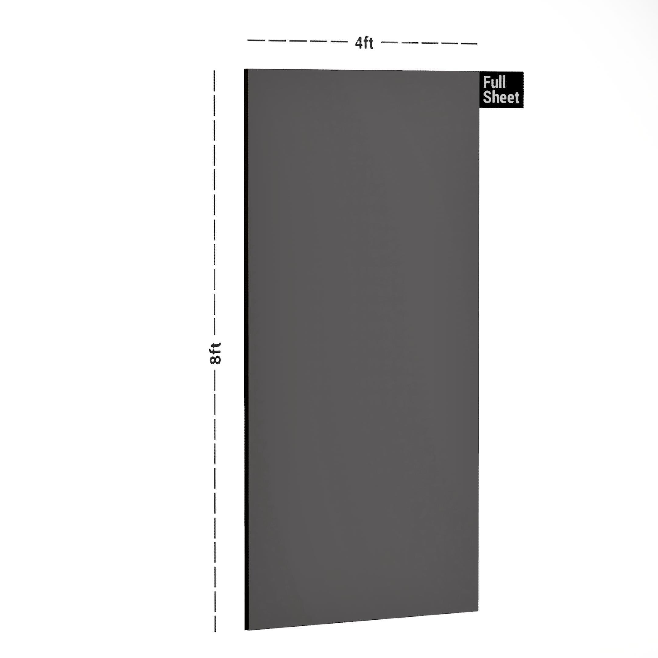 Anchor Grey Plain Laminate 8x4 ft Suede 1 mm - 7013 SF