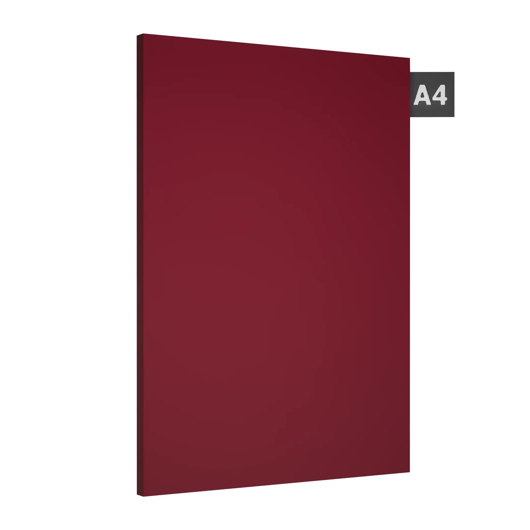 Maroon Plain Laminate 8x4 ft Super Matte 0.95 mm - 725 SMT