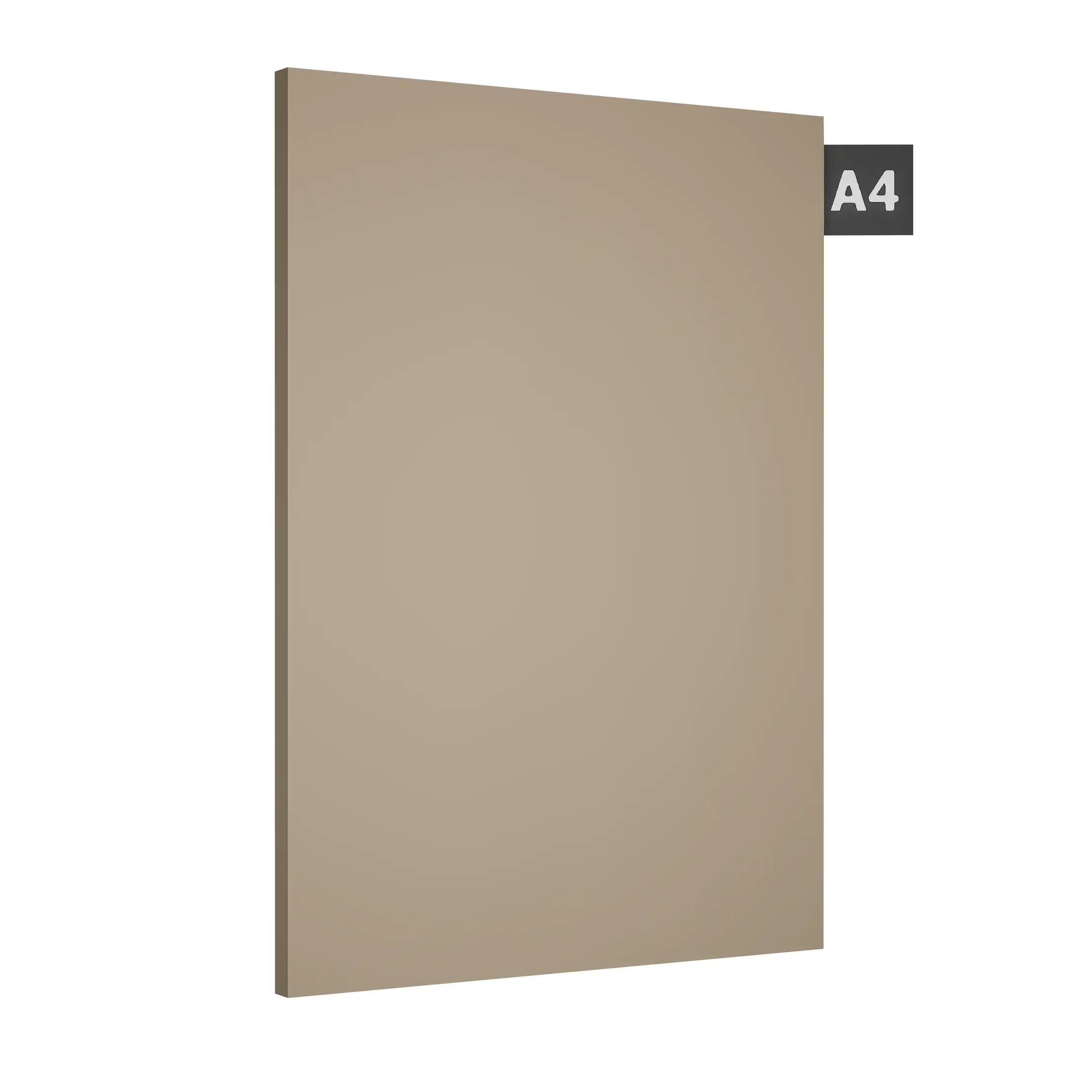 Beige Plain Laminate 8x4 ft Suede 0.95 mm - 733 SF