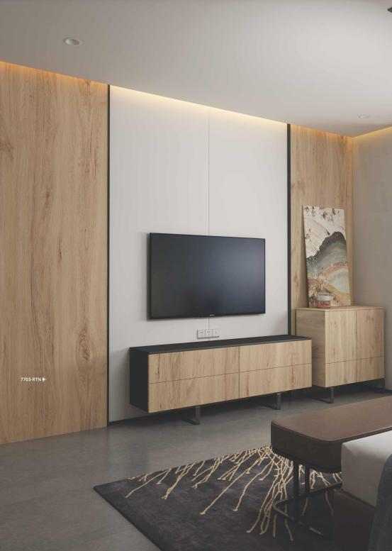 Tchitola Wood Laminate 8x4 ft Texture 1 mm - 7703 RTN