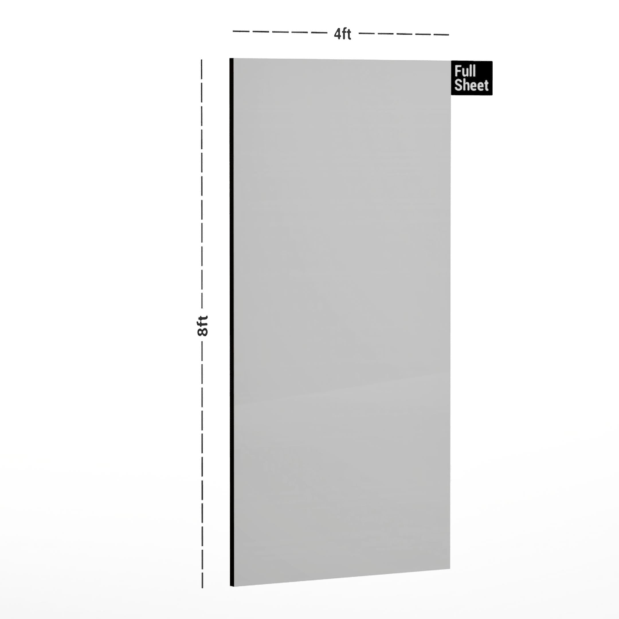 Series Silver Plain Laminate 8x4 ft Suede 1 mm - 8001 Elite