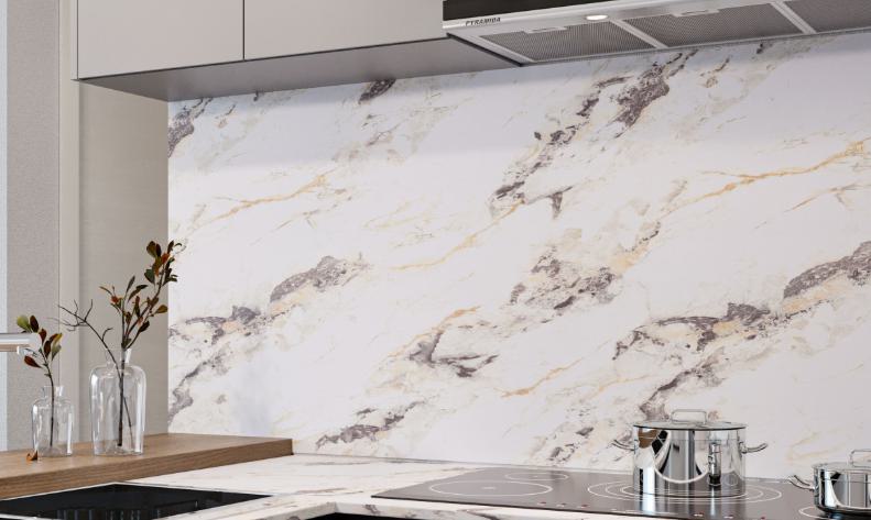 Torino Marble & Stone Laminate 8x4 ft High Gloss 0.8 mm - 8004 SG