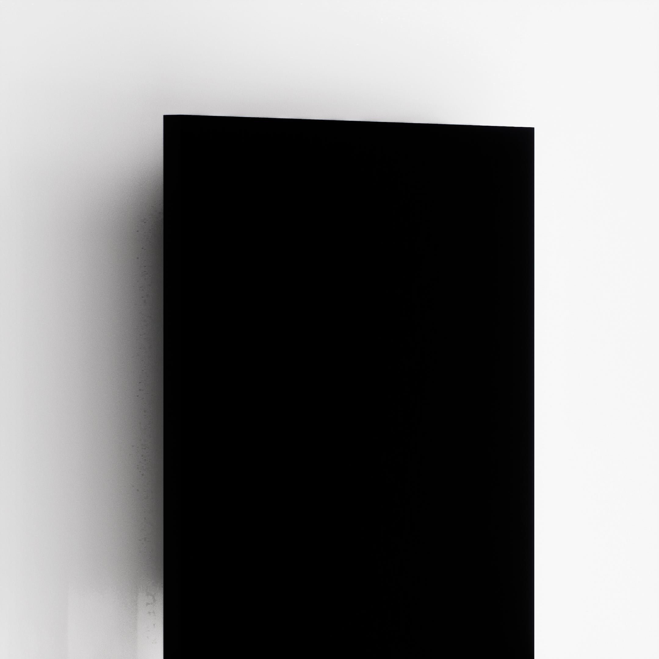 Black Plain Laminate 8x4 ft Suede 0.8 mm - 8035 SF