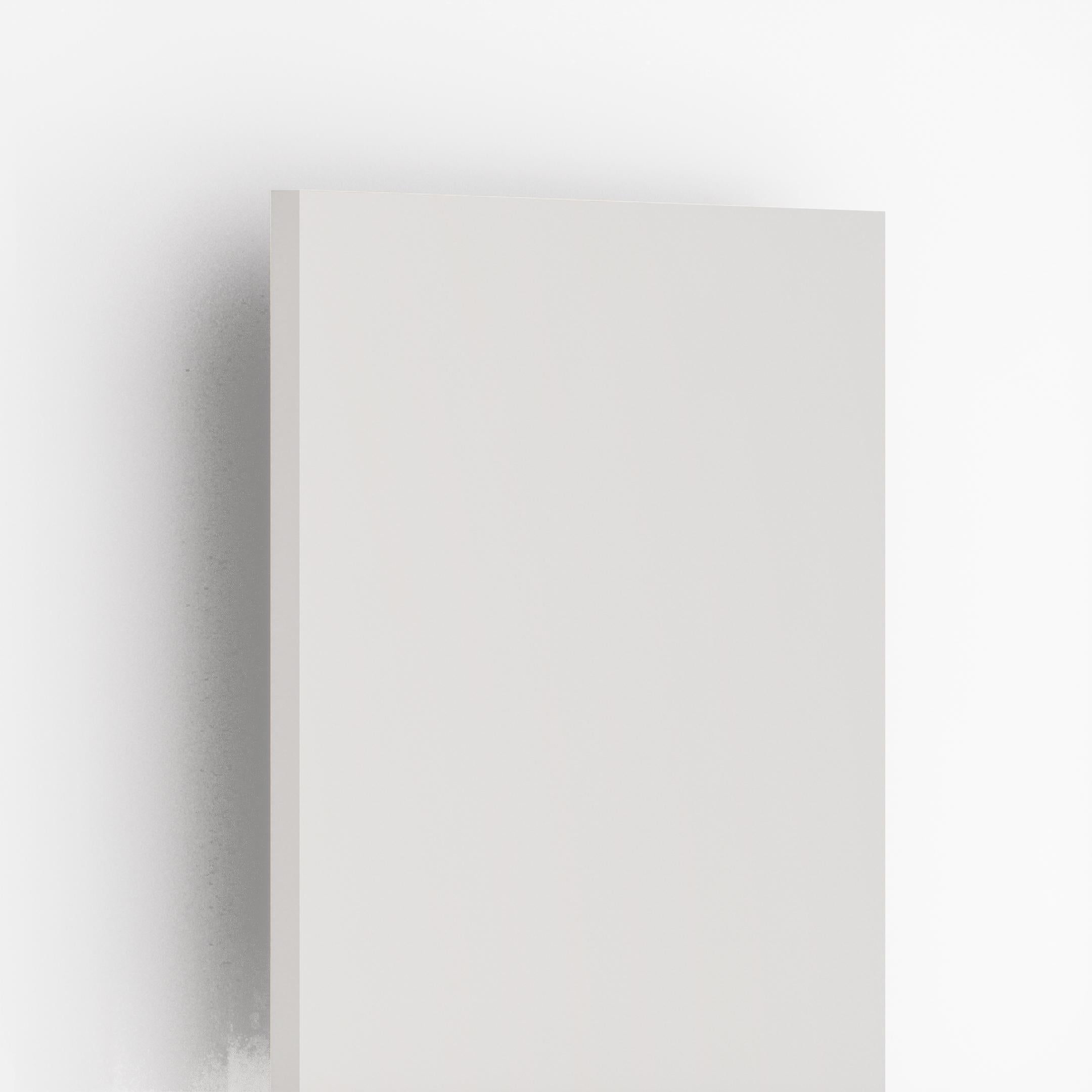 8 Pearl White Plain Laminate 8x4 ft Texture 1 mm - 8050 A