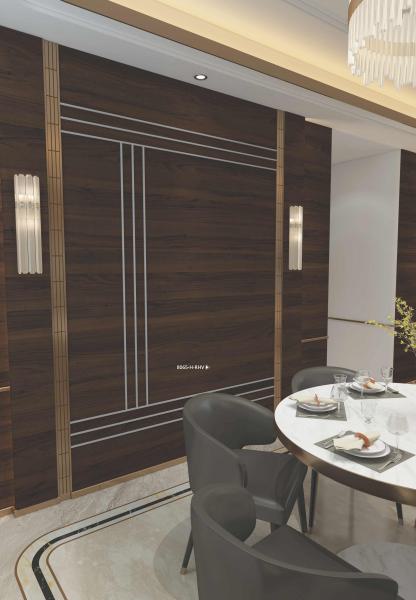 RHV Makore Wood Laminate 8x4 ft Texture 1 mm - 8065 H