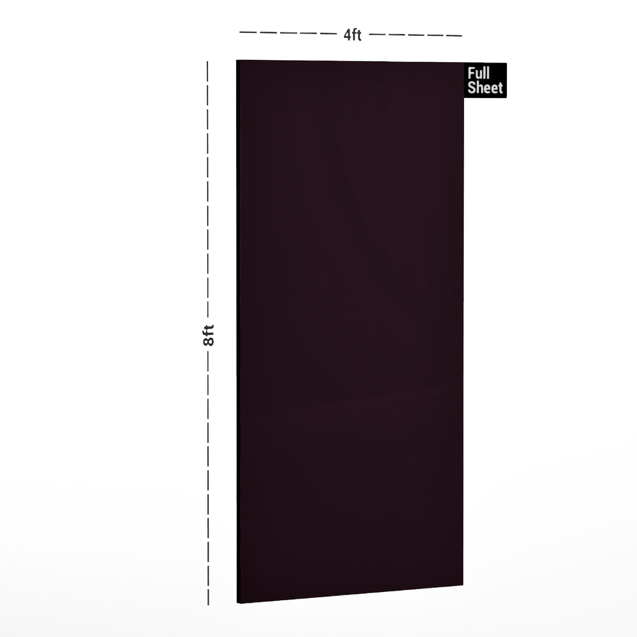 Violet Plain Laminate 8x4 ft Suede 0.8 mm - 8320 SF