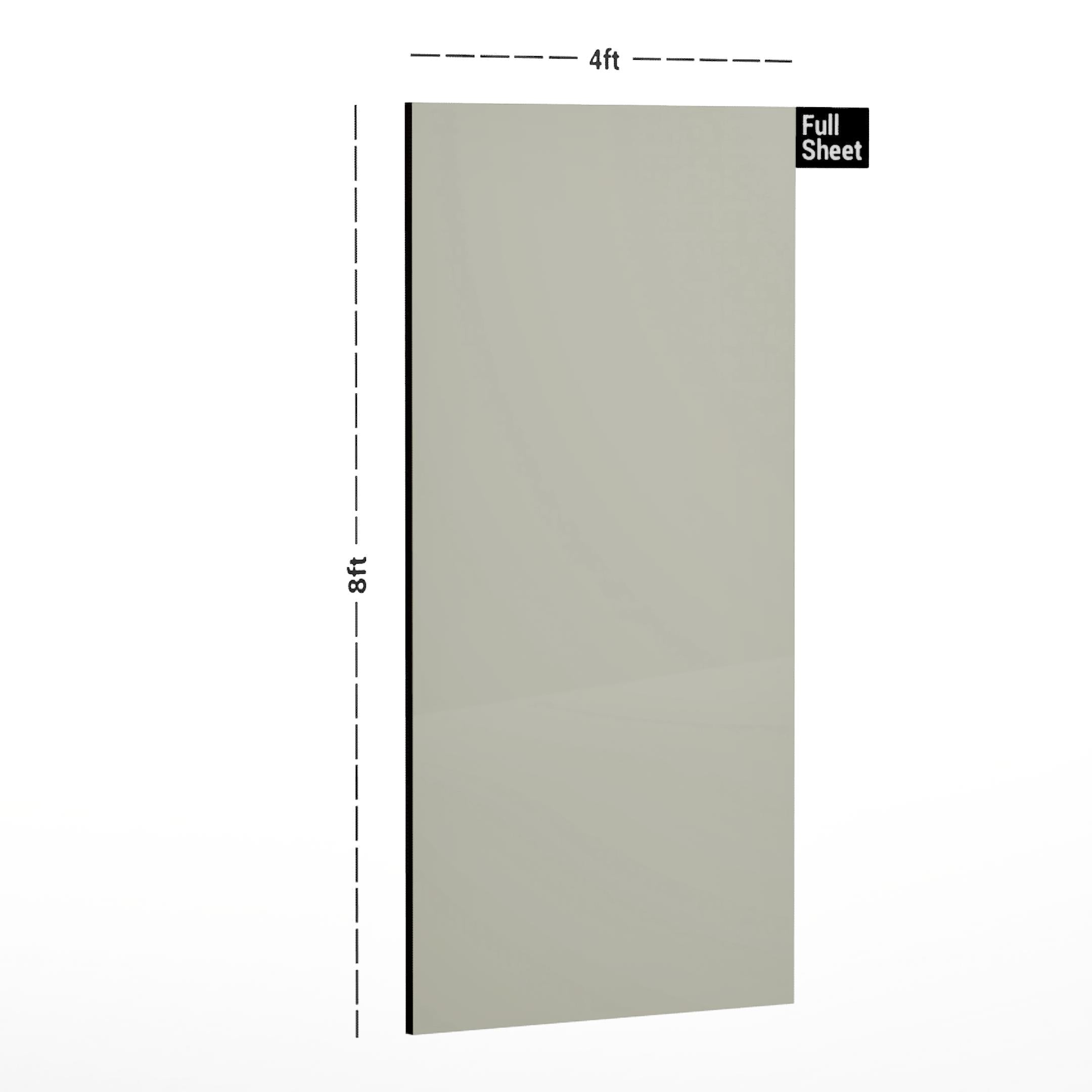 Plain Laminate 8x4 ft Suede 0.82 mm - 9006 Ivory