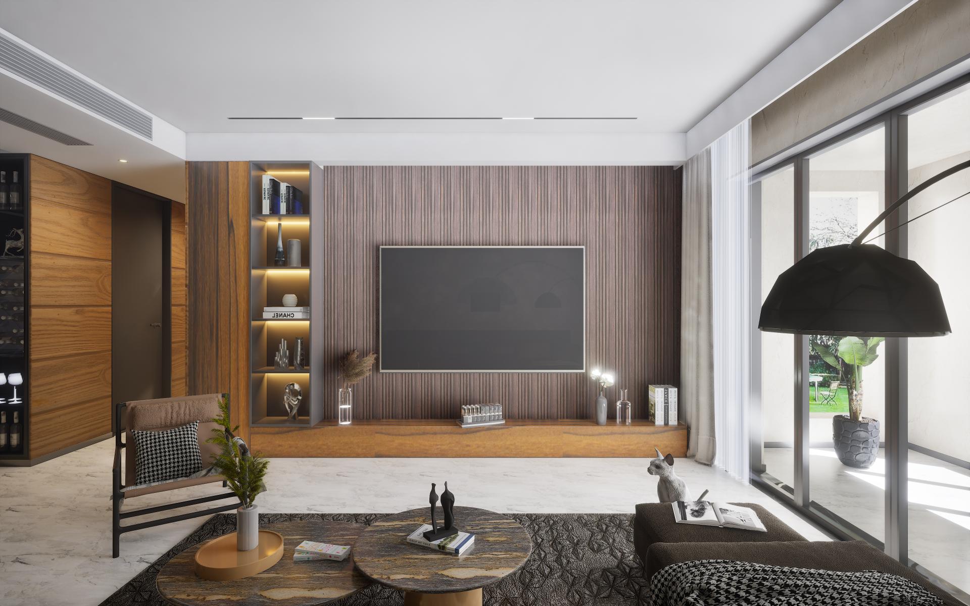 Wild Teak Wood Laminate 8x4 ft Glossy 0.8 mm - 9099 MG