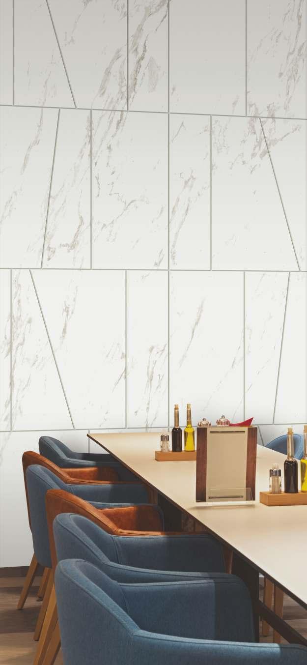 Slate Sculpt Marble & Stone Laminate 8x4 ft High Gloss 1 mm - 9304 SHG
