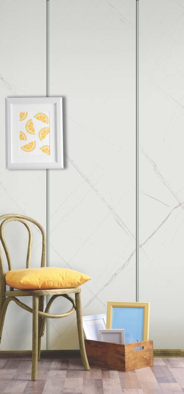 Ivory Fleck Marble & Stone Laminate 8x4 ft Matte 1 mm - 9309 SMS