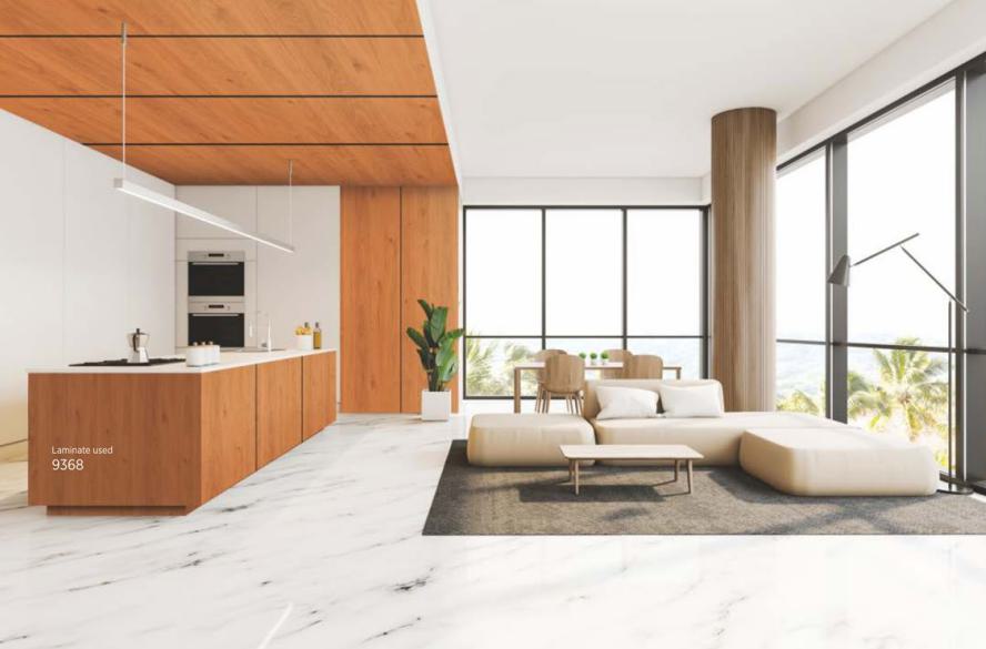 34 Compania Oak Wood Laminate 8x4 ft Texture 1 mm - 9368 A