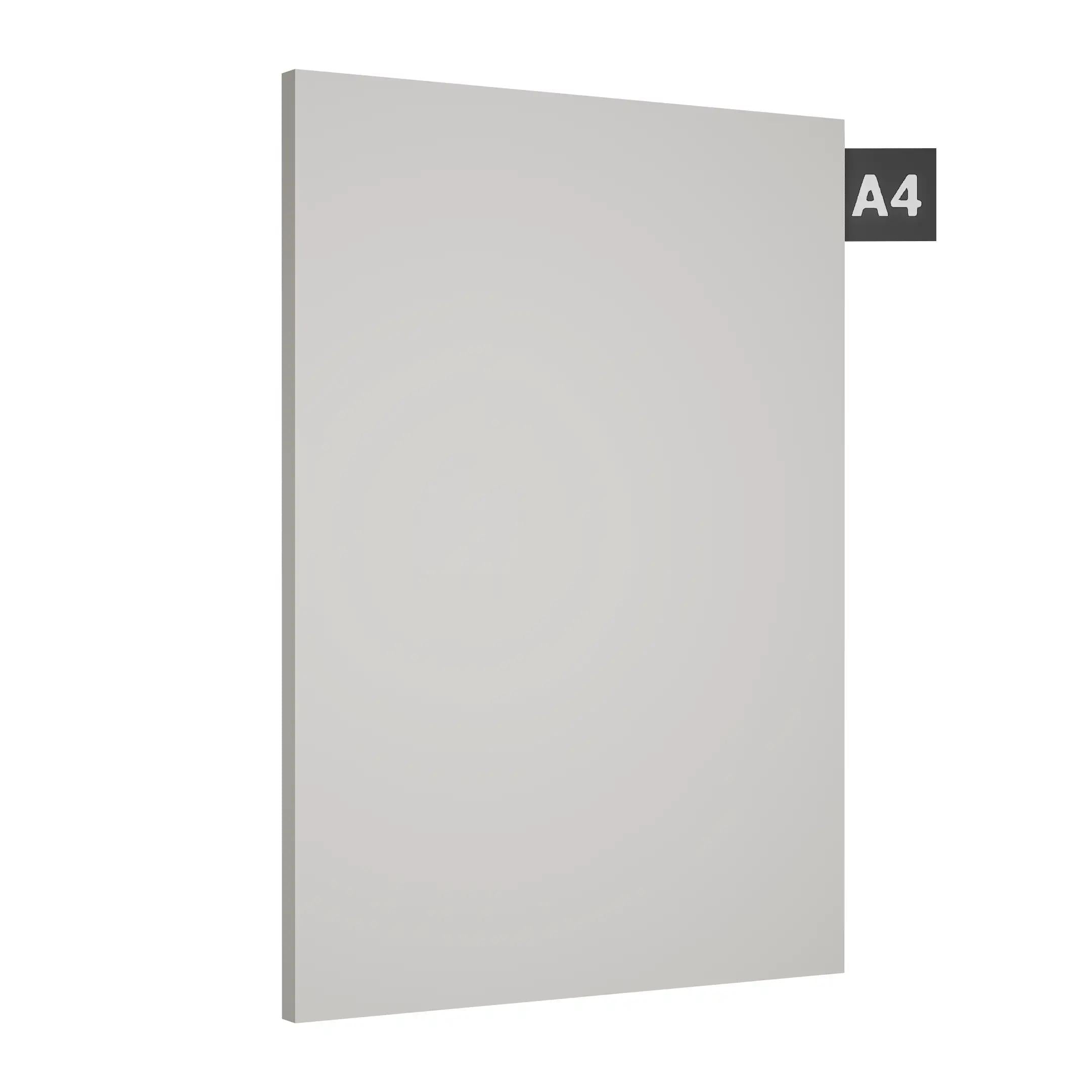 Frosty White Plain Laminate 8x4 ft Suede 1 mm - 9501 SF