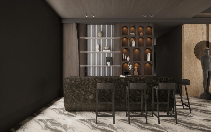 Story Marble & Stone Laminate 8x4 ft Texture 1 mm - 9602 PU