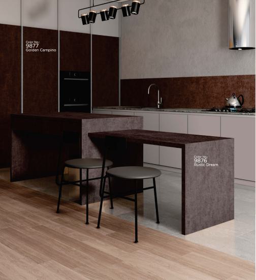 Rustic Dream Marble & Stone Laminate 8x4 ft Texture 1 mm - 9876 A