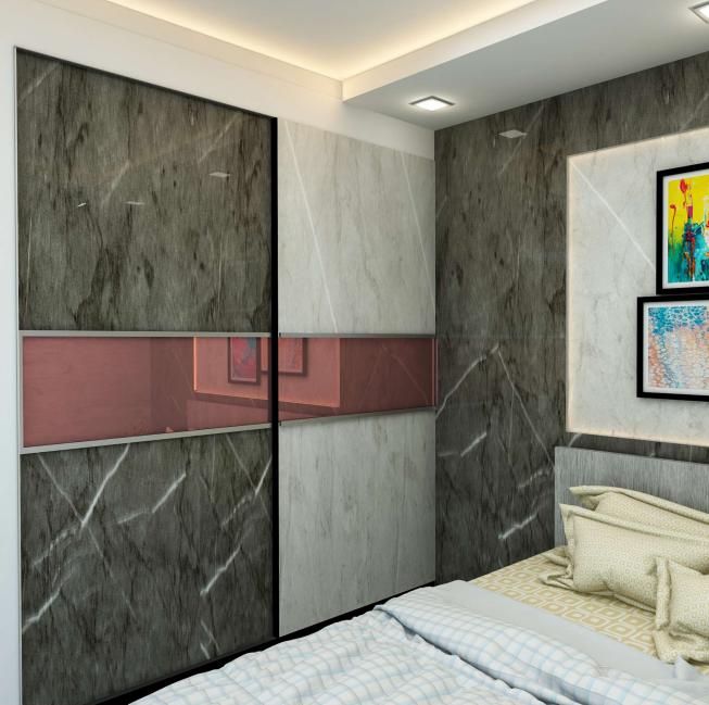 Lightning Rock Gray Marble & Stone Laminate 8x4 ft High Gloss 1.5 mm - ARC 9702