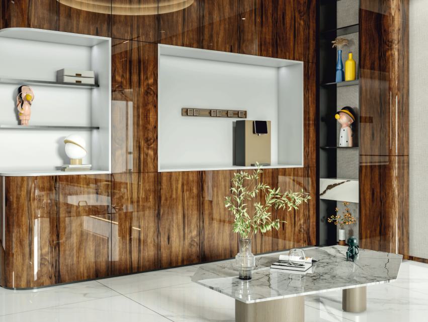 Wood Laminate 8x4 ft High Gloss 1.5 mm - CC 57052