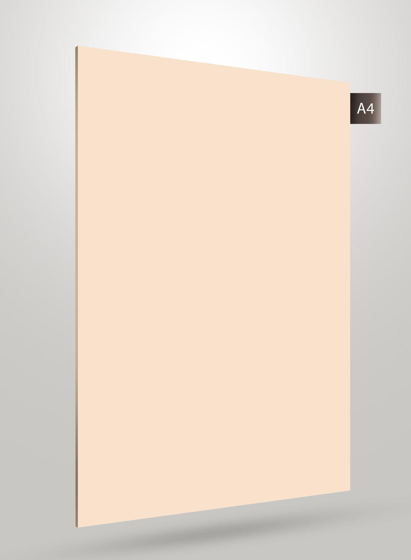 Cream Plain Laminate 8x4 ft Texture 1.25 mm - CRYSTAL 1136