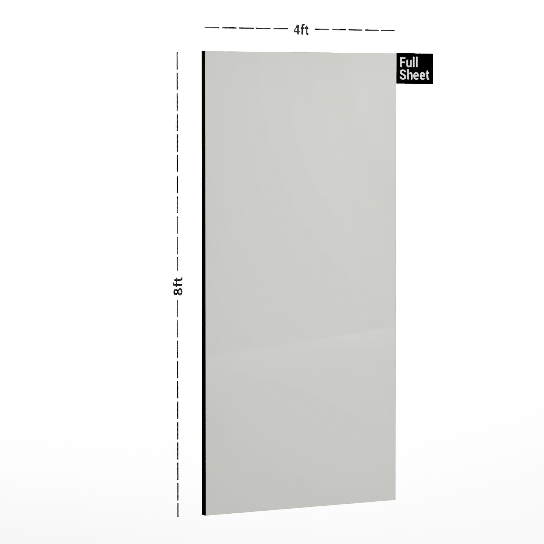 Liner Croma Solid Colour Pure White Plain Laminate 8x4 ft Glossy 0.8 mm - CSHG 5104