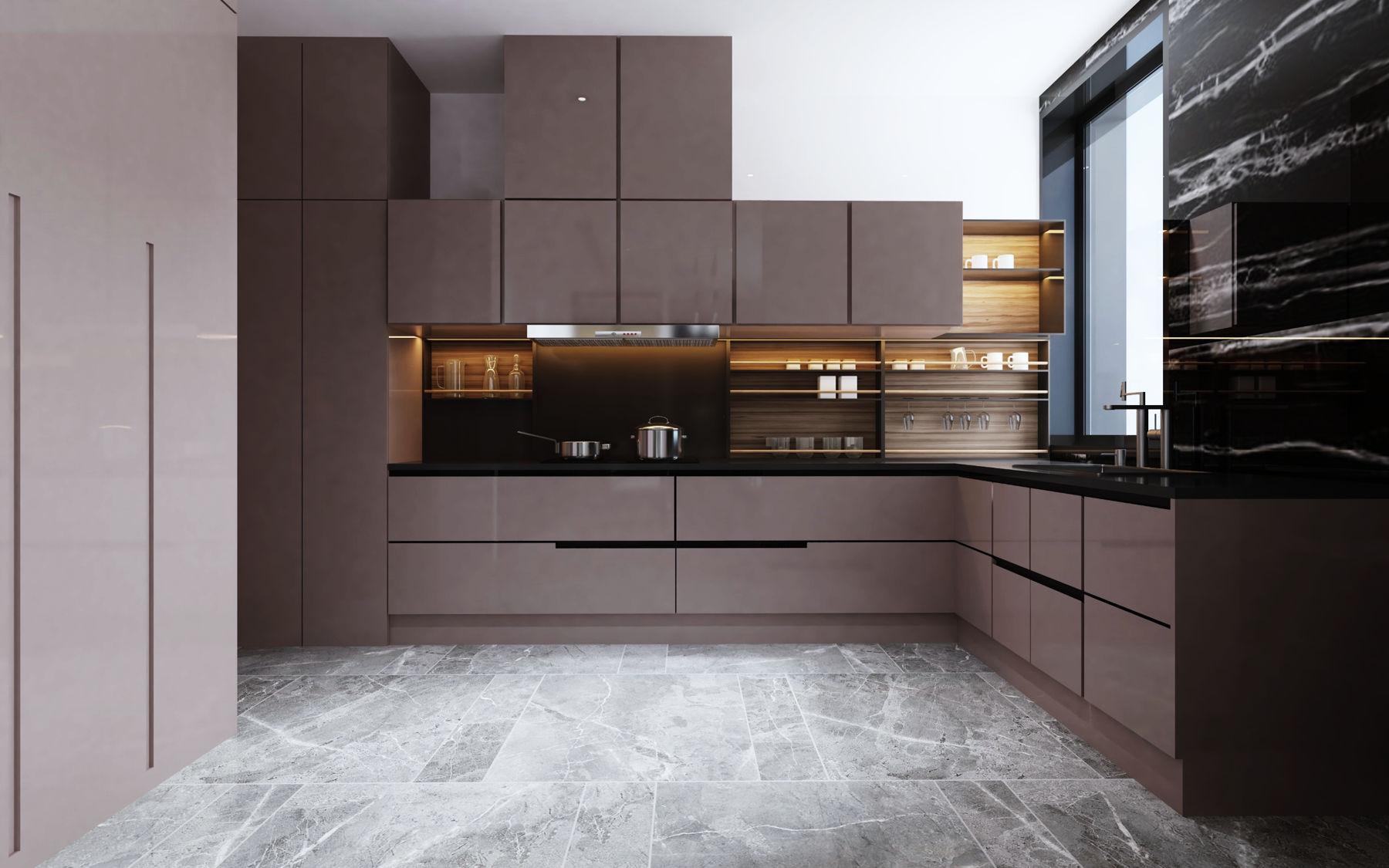 Plain Laminate 8x4 ft High Gloss 1.25 mm - Crystal 1170