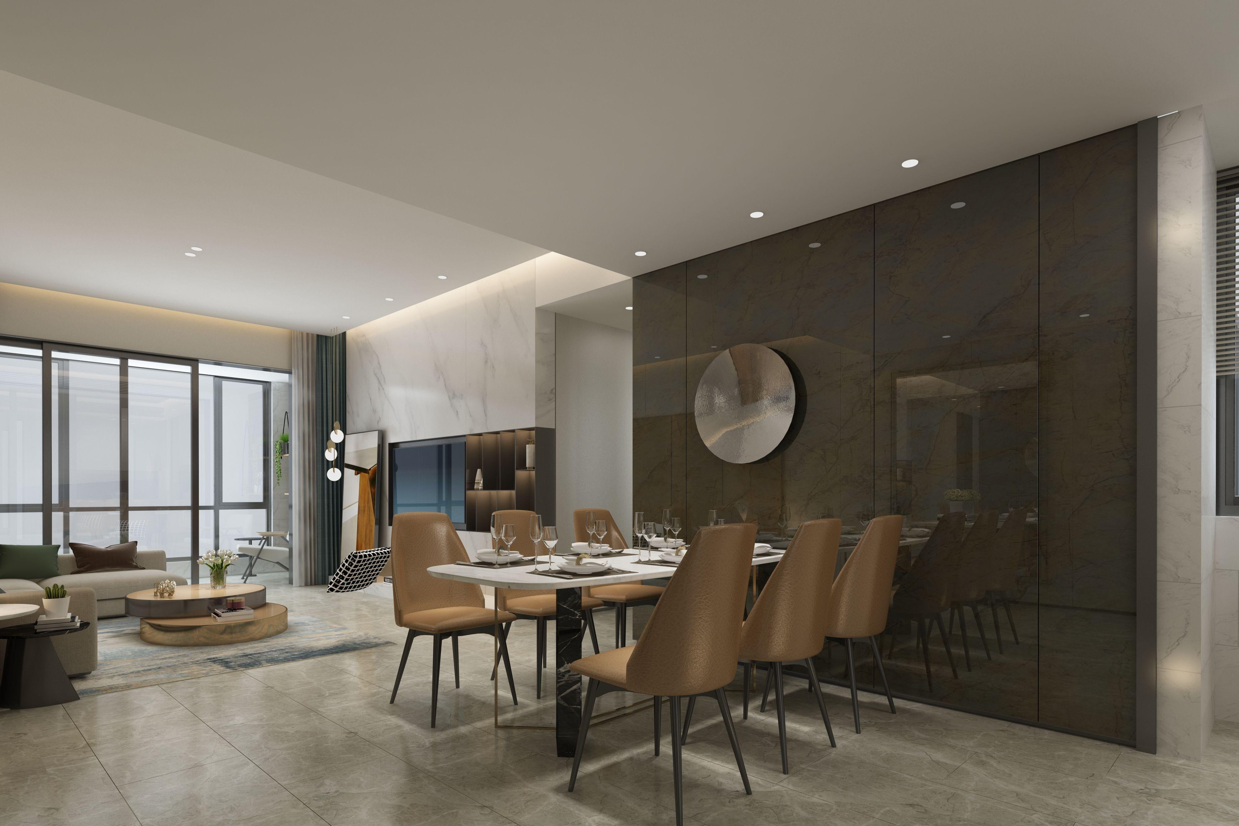 Marble & Stone Laminate 8x4 ft High Gloss 1.25 mm - Crystal 1226