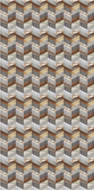 Chevron Collage Designer Laminate 8x4 ft Texture 1 mm - DG 202