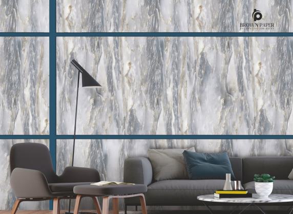 Blue Cenia Marble & Stone Laminate 8x4 ft Texture 1 mm - DG 209