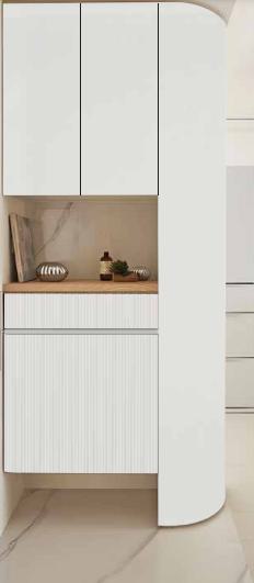 Vermont White Wood Laminate 8x4 ft High Gloss 3 mm - EG 101