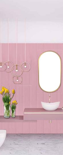 Pastito Pink Plain Laminate 8x4 ft High Gloss 3 mm - EG 107