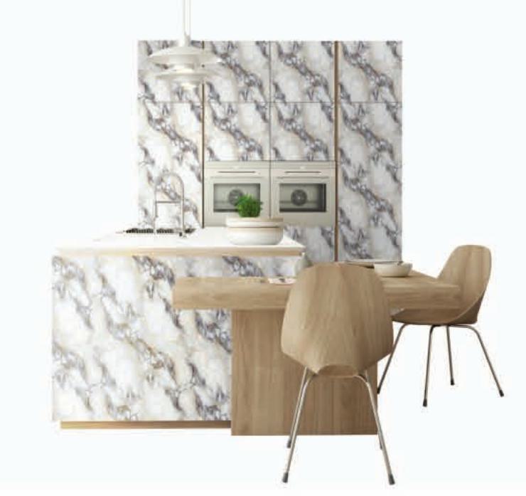 Zabra Stone Wood Laminate 8x4 ft High Gloss 0.8 mm - HDD 2