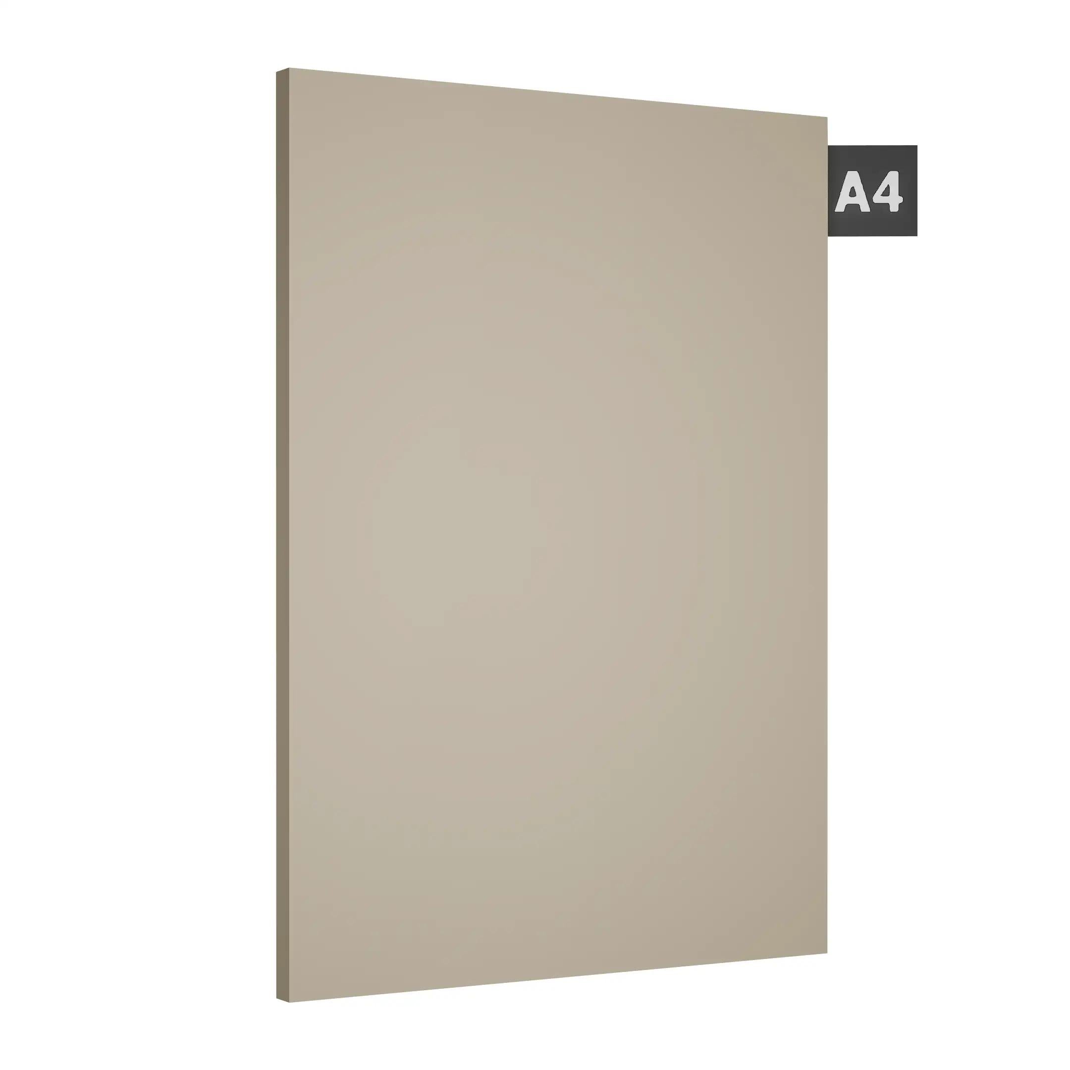 Beige Plain Laminate 8x4 ft High Gloss 1 mm - HGCC 1009