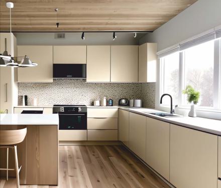 Old Lace Wood Laminate 8x4 ft High Gloss 1.5 mm - KL 805