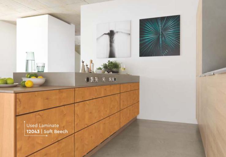 Silky Matt Wooden Wood Laminate 8x4 ft Super Matte 1 mm - LM 01688