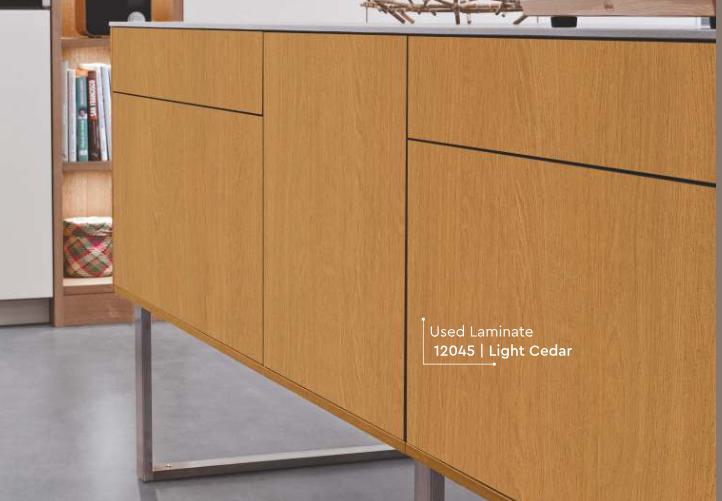 Wood Laminate 8x4 ft Suede 1 mm - LM 01748