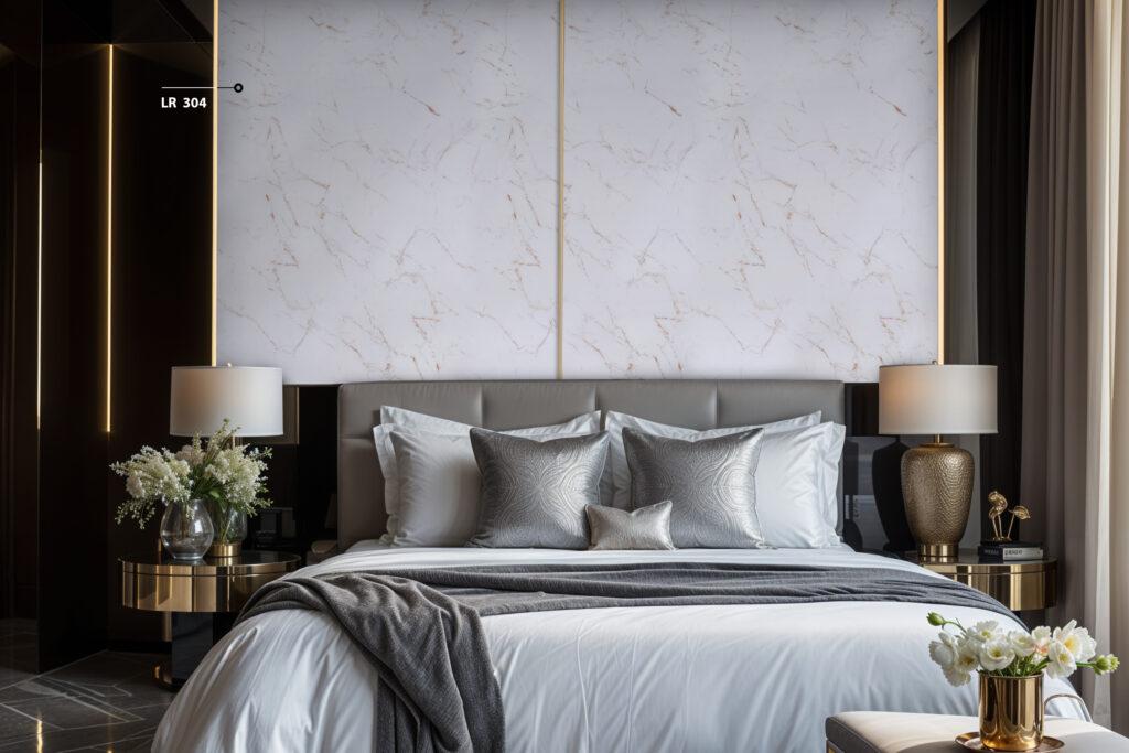 Mykonos Marble & Stone Laminate 8x4 ft High Gloss 1.5 mm - LR 304