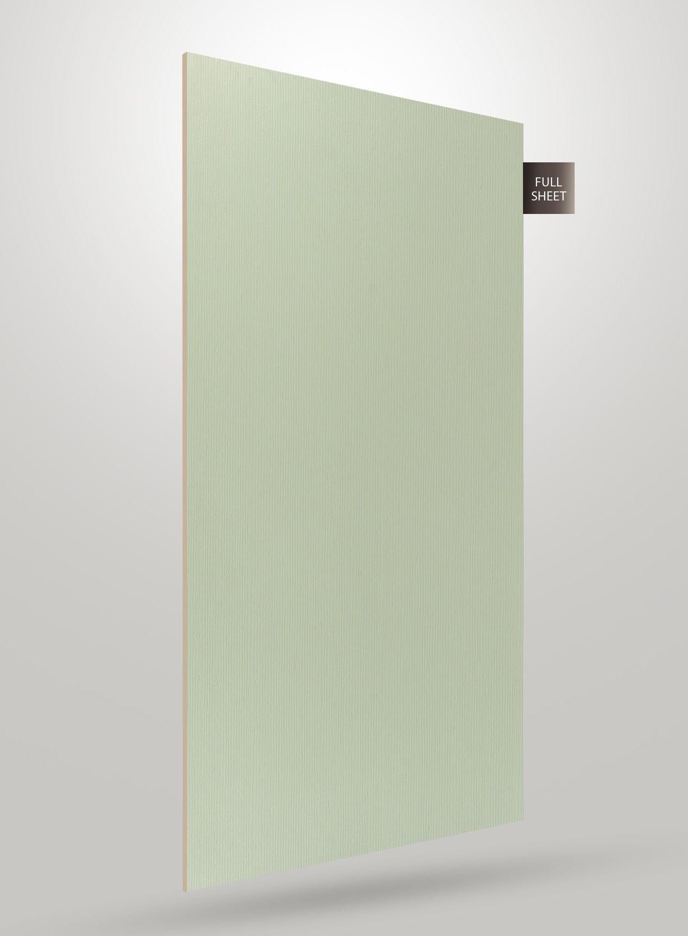 White Fluted Laminate 8x4 ft Texture 1 mm - NT 123